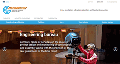 Desktop Screenshot of acoustic-group.com